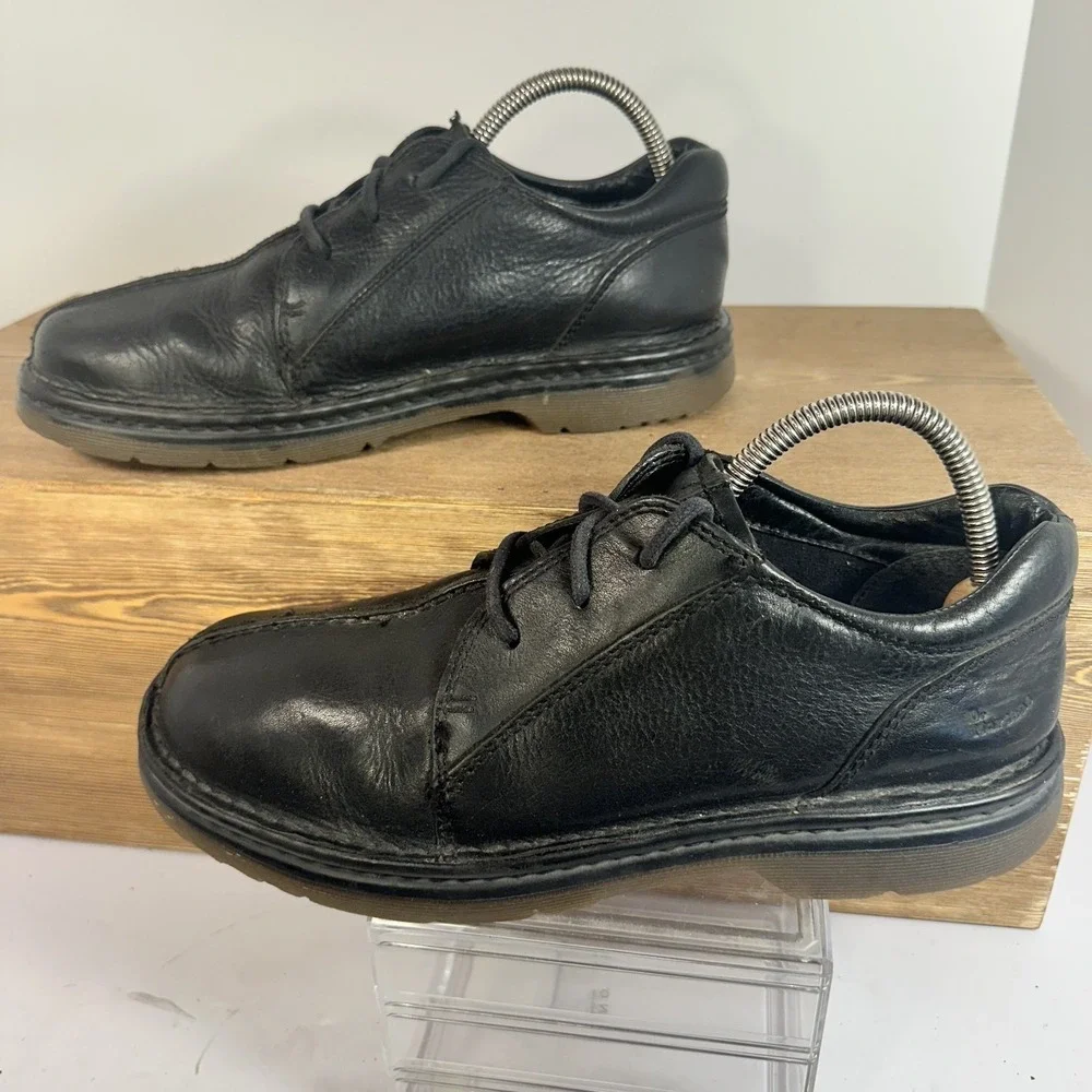 Dr. Martens Split Toe 3 Eyelet Shoes Mens SZ 9US 42EU Air Cushioned Soles Black